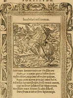 An illustration from Emblemata d'A. Alciati : denuo ab ipso autore recognita ac, quae desiderabantur, imaginibus locupletata : accesserunt noua aliquot ab autore emblemata, suis quoque eiconibus insignita (1550)