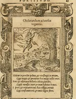 An illustration from Emblemata d'A. Alciati : denuo ab ipso autore recognita ac, quae desiderabantur, imaginibus locupletata : accesserunt noua aliquot ab autore emblemata, suis quoque eiconibus insignita (1550)