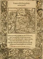 An illustration from Emblemata d'A. Alciati : denuo ab ipso autore recognita ac, quae desiderabantur, imaginibus locupletata : accesserunt noua aliquot ab autore emblemata, suis quoque eiconibus insignita (1550)