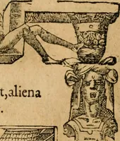 Picture 121 of 416 from Emblemata d'A. Alciati : denuo ab ipso autore recognita ac, quae desiderabantur, imaginibus locupletata : accesserunt noua aliquot ab autore emblemata, suis quoque eiconibus insignita (1550), leaf 65
