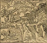 An illustration from Emblemata d'A. Alciati : denuo ab ipso autore recognita ac, quae desiderabantur, imaginibus locupletata : accesserunt noua aliquot ab autore emblemata, suis quoque eiconibus insignita (1550)