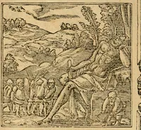 An illustration from Emblemata d'A. Alciati : denuo ab ipso autore recognita ac, quae desiderabantur, imaginibus locupletata : accesserunt noua aliquot ab autore emblemata, suis quoque eiconibus insignita (1550)