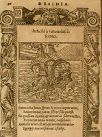 Picture 178 of 416 from Emblemata d'A. Alciati : denuo ab ipso autore recognita ac, quae desiderabantur, imaginibus locupletata : accesserunt noua aliquot ab autore emblemata, suis quoque eiconibus insignita (1550), leaf 93
