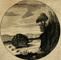 An illustration from Emblemata : emblemes chrestienes et morales : sinne-beelden, streckende tot christelicke bedenckinghe ende leere der zedicheyt (1625)