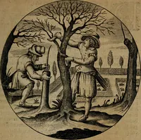 An illustration from Emblemata, Emblemes chrestienes, et morales. Sinne-beelden streckende tot Christelicke bedenckinghe ende leere der zedicheyt (1625)