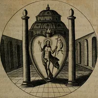 An illustration from Emblemata, Emblemes chrestienes, et morales. Sinne-beelden streckende tot Christelicke bedenckinghe ende leere der zedicheyt (1625)