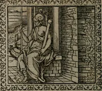 An illustration from Emblemata : et aliquot nummi antiqui operis (1566)
