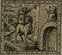 An illustration from Emblemata : et aliquot nummi antiqui operis (1566)