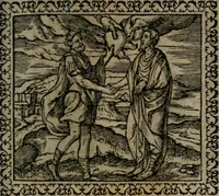 An illustration from Emblemata : et aliquot nummi antiqui operis (1566)