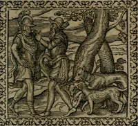 An illustration from Emblemata : et aliquot nummi antiqui operis (1566)