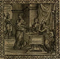 An illustration from Emblemata : et aliquot nummi antiqui operis (1566)