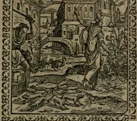 An illustration from Emblemata : et aliquot nummi antiqui operis (1566)