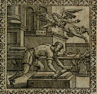 An illustration from Emblemata : et aliquot nummi antiqui operis (1566)