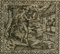 An illustration from Emblemata : et aliquot nummi antiqui operis (1566)