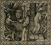 An illustration from Emblemata : et aliquot nummi antiqui operis (1566)