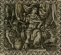 An illustration from Emblemata : et aliquot nummi antiqui operis (1566)