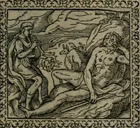 An illustration from Emblemata : et aliquot nummi antiqui operis (1566)