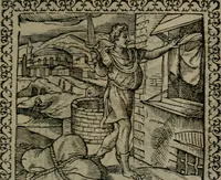 An illustration from Emblemata : et aliquot nummi antiqui operis (1566)