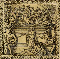 An illustration from Emblemata, et aliqvot nvmmi antiqvi operis (1566)