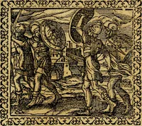 An illustration from Emblemata, et aliqvot nvmmi antiqvi operis (1566)