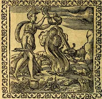 An illustration from Emblemata, et aliqvot nvmmi antiqvi operis (1566)