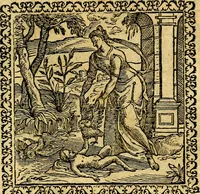 An illustration from Emblemata, et aliqvot nvmmi antiqvi operis (1566)