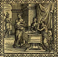 An illustration from Emblemata, et aliqvot nvmmi antiqvi operis (1566)