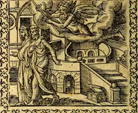 An illustration from Emblemata, et aliqvot nvmmi antiqvi operis (1566)