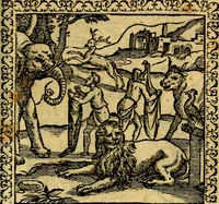 An illustration from Emblemata, et aliqvot nvmmi antiqvi operis (1566)