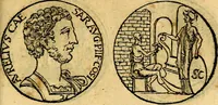 Picture 244 of 281 from Emblemata, et aliqvot nvmmi antiqvi operis (1566), leaf 262