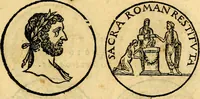Picture 256 of 281 from Emblemata, et aliqvot nvmmi antiqvi operis (1566), leaf 266