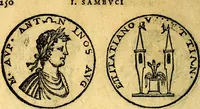 An illustration from Emblemata, et aliqvot nvmmi antiqvi operis (1566)