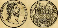 An illustration from Emblemata, et aliqvot nvmmi antiqvi operis (1566)