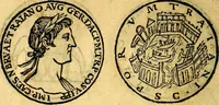 An illustration from Emblemata, et aliqvot nvmmi antiqvi operis (1566)