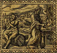 An illustration from Emblemata, et aliqvot nvmmi antiqvi operis (1566)