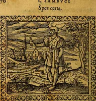 An illustration from Emblemata, et aliqvot nvmmi antiqvi operis (1566)