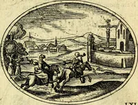 An illustration from Emblemata ethico-politica carmine explicata (1661)