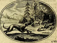 An illustration from Emblemata ethico-politica carmine explicata (1661)