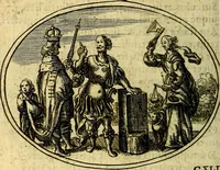 An illustration from Emblemata ethico-politica carmine explicata (1661)