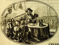 An illustration from Emblemata ethico-politica carmine explicata (1661)