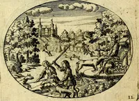 An illustration from Emblemata ethico-politica carmine explicata (1661)