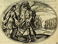 An illustration from Emblemata ethico-politica carmine explicata (1661)