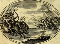 An illustration from Emblemata ethico-politica carmine explicata (1661)