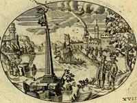 An illustration from Emblemata ethico-politica carmine explicata (1661)