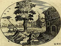 An illustration from Emblemata ethico-politica carmine explicata (1661)