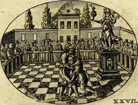 An illustration from Emblemata ethico-politica carmine explicata (1661)