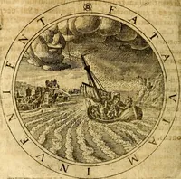 An illustration from Emblemata ethico politica. Ingenuâ at que eruditâ interpretatione nunc primùm illustrata (1669)