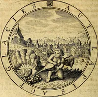 An illustration from Emblemata ethico politica. Ingenuâ at que eruditâ interpretatione nunc primùm illustrata (1669)