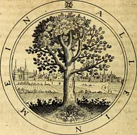 An illustration from Emblemata ethico politica. Ingenuâ at que eruditâ interpretatione nunc primùm illustrata (1669)