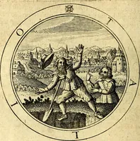An illustration from Emblemata ethico politica. Ingenuâ at que eruditâ interpretatione nunc primùm illustrata (1669)